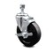 Service Caster 5 Inch Soft Rubber Wheel Swivel 12mm Threaded Stem Caster with Brake SCC SCC-TS20S514-SRS-TLB-M1215 - alternate 2